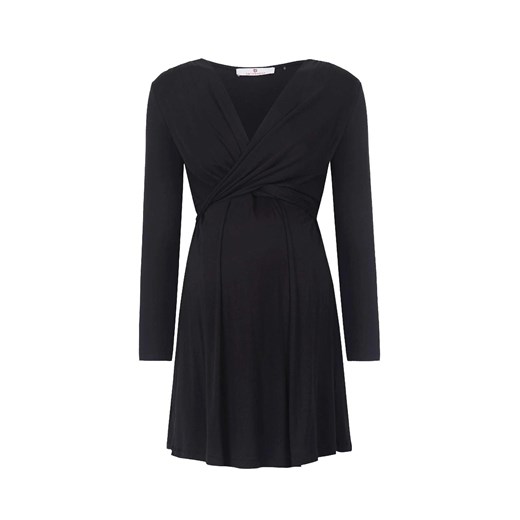 Sukienka damska z długim rękawem, ciążowa, czarna, Bellybutton ze sklepu 5.10.15 w kategorii Sukienki ciążowe - zdjęcie 170556042