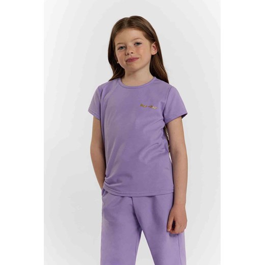 T-shirt lila dla małej dziewczynki z napisem Tup Tup ze sklepu 5.10.15 w kategorii Bluzki dziewczęce - zdjęcie 170556134