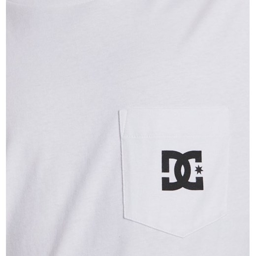 Biały t-shirt męski Dc Shoes z krótkimi rękawami 