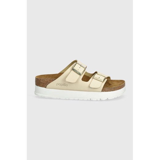 Birkenstock klapki nubukowe BIRKENSTOCK X PAPILLIO Arizona Platform Flex kolor 40 PRM