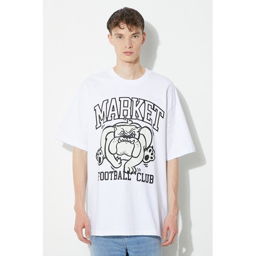 Market t-shirt bawełniany Offensive Line Uv T-Shirt męski kolor biały z nadrukiem 399001776 ze sklepu PRM w kategorii T-shirty męskie - zdjęcie 170560410