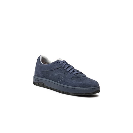 Buty sportowe męskie Hugo Boss wiązane granatowe