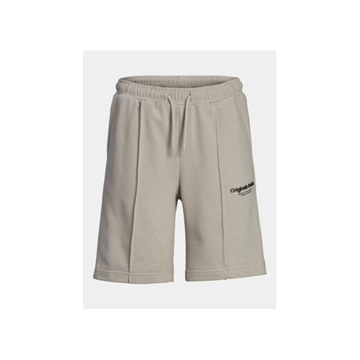 Jack&Jones Junior Szorty sportowe Vesterbro 12254196 Szary Loose Fit ze sklepu MODIVO w kategorii Spodenki chłopięce - zdjęcie 170561121