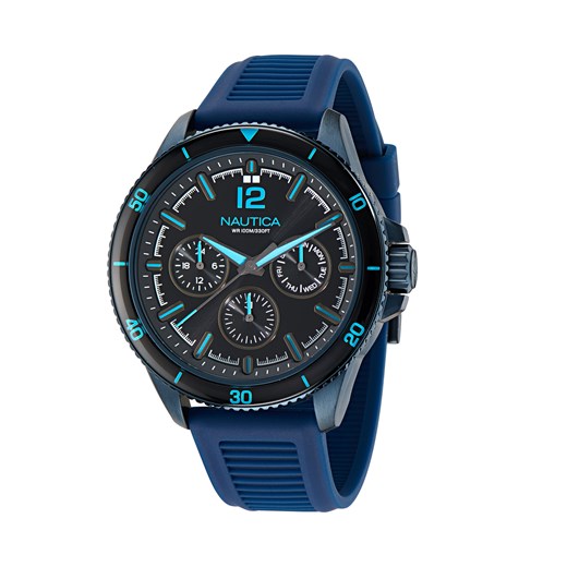 Zegarek Nautica NAPWRS401 Black/Blue ze sklepu eobuwie.pl w kategorii Zegarki - zdjęcie 170561400