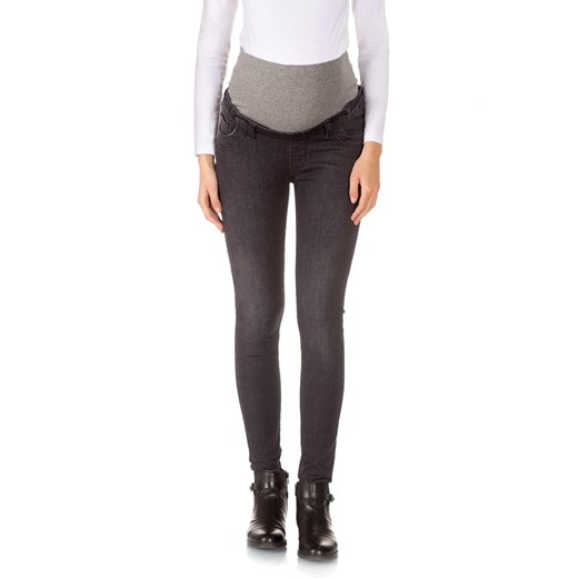 Spodnie jeansowe damskie, ciążowe, slim, szare, Bellybutton ze sklepu 5.10.15 w kategorii Spodnie ciążowe - zdjęcie 170564144