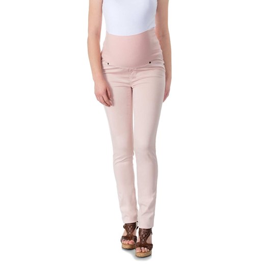 Spodnie damskie, ciążowe, slim, różowe, Bellybutton ze sklepu 5.10.15 w kategorii Spodnie ciążowe - zdjęcie 170564152