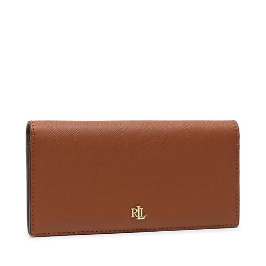 Duży Portfel Damski Lauren Ralph Lauren Slim Wallet 432802917010 Lauren Tan one size eobuwie.pl