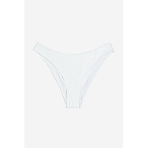 H & M - Dół od kostiumu High-leg - Biały ze sklepu H&M w kategorii Stroje kąpielowe - zdjęcie 170568763