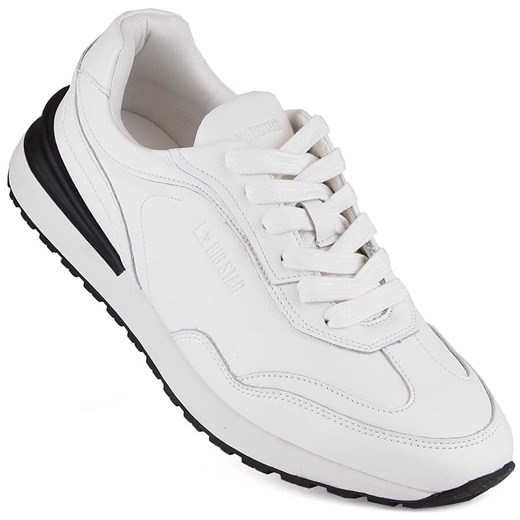 Skórzane buty męskie sportowe białe Big Star NN174288 ze sklepu ButyModne.pl w kategorii Buty sportowe męskie - zdjęcie 170568880