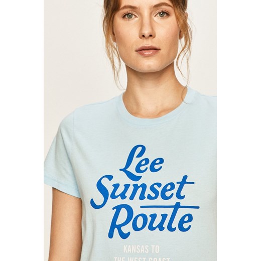 Lee - T-shirt ze sklepu ANSWEAR.com w kategorii Bluzki damskie - zdjęcie 170569654