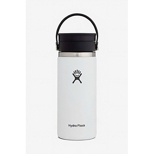 Hydro Flask butelka termiczna 16 Oz Wide Flex Sip Lid W16BCX110 kolor biały ze sklepu ANSWEAR.com w kategorii Bidony i butelki - zdjęcie 170569674