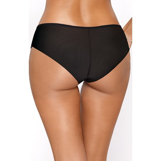 Cynthia klasyczne figi damskie czarne, Kolor czarny, Rozmiar S, PariPari Lingerie ze sklepu Intymna w kategorii Majtki damskie - zdjęcie 170571852