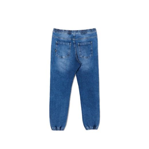 Cropp - Ciemnoniebieskie jeansowe joggery - niebieski Cropp 30/32 Cropp