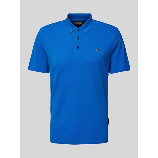 Koszulka polo o kroju slim fit z wyhaftowanym logo model ‘EALIS’ ze sklepu Peek&Cloppenburg  w kategorii T-shirty męskie - zdjęcie 170573873