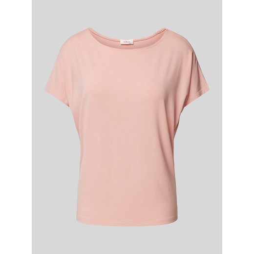 T-shirt w jednolitym kolorze ze sklepu Peek&Cloppenburg  w kategorii Bluzki damskie - zdjęcie 170574052
