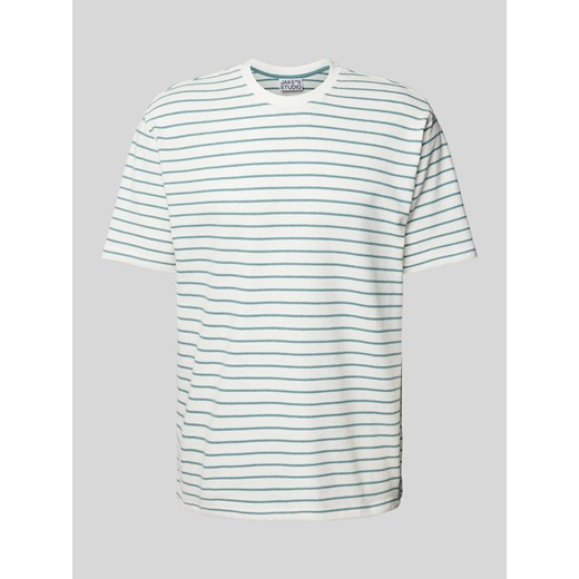 T-shirt w paski ze sklepu Peek&Cloppenburg  w kategorii T-shirty męskie - zdjęcie 170574090