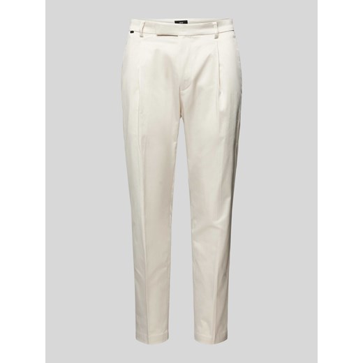 Spodnie zapinane na haftkę i zamek błyskawiczny model ‘SALTO’ ze sklepu Peek&Cloppenburg  w kategorii Spodnie męskie - zdjęcie 170574142