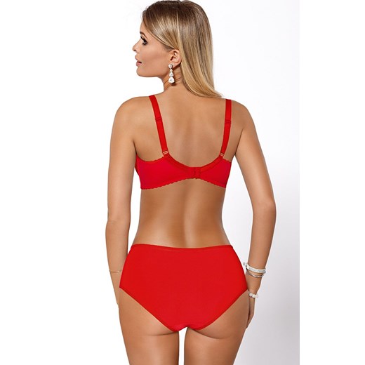 Cynthia koronkowy biustonosz miękki soft czerwony, Kolor czerwony, Rozmiar 65F, PariPari Lingerie ze sklepu Intymna w kategorii Biustonosze - zdjęcie 170574323