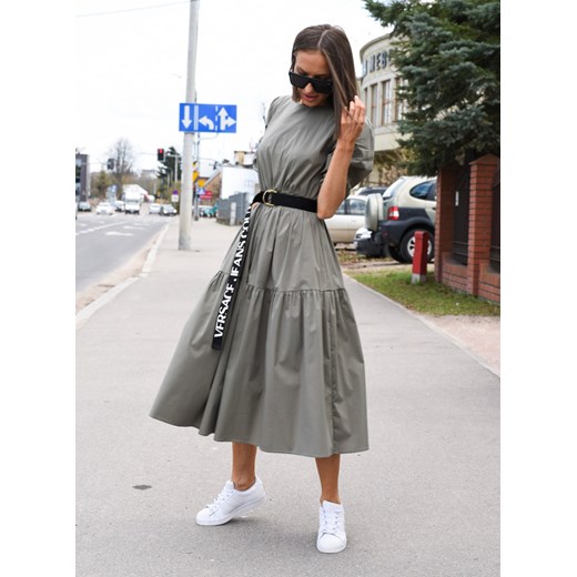Sukienka Arianna khaki S/M forseti.net.pl