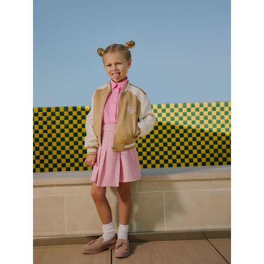 Reserved - GIRLS` SKIRT - różowy ze sklepu Reserved w kategorii Spódnice dziewczęce - zdjęcie 170576760