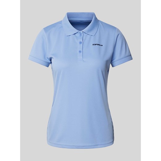 Koszulka polo z krótką listwą guzikową model ‘BAYARD’ ze sklepu Peek&Cloppenburg  w kategorii Bluzki damskie - zdjęcie 170581244