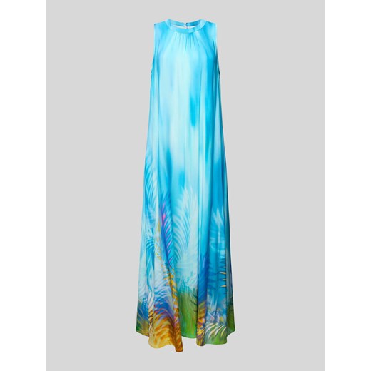 Długa sukienka z wiskozy ze wzorem na całej powierzchni ze sklepu Peek&Cloppenburg  w kategorii Sukienki - zdjęcie 170581292