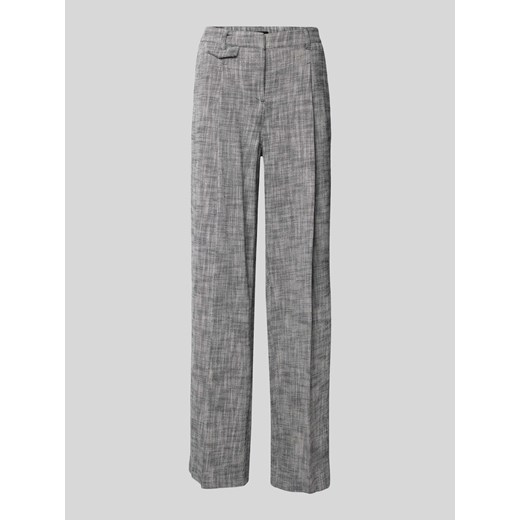 Spodnie materiałowe z zakładkami w pasie model ‘Merja’ ze sklepu Peek&Cloppenburg  w kategorii Spodnie damskie - zdjęcie 170581443