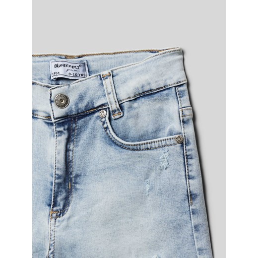 Szorty jeansowe z efektem znoszenia Blue Effect 152 Peek&Cloppenburg 