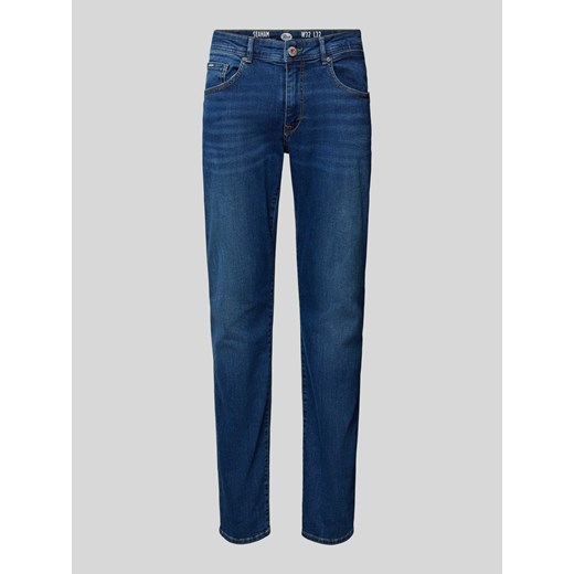 Jeansy o kroju slim fit z 5 kieszeniami ze sklepu Peek&Cloppenburg  w kategorii Jeansy męskie - zdjęcie 170581741