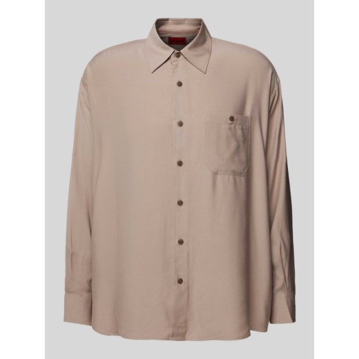Koszula casualowa o kroju regular fit z kieszenią na piersi model ‘Emaio’ ze sklepu Peek&Cloppenburg  w kategorii Koszule męskie - zdjęcie 170581812