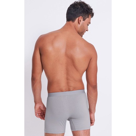 Sloggi 2-pack bokserki męskie jasnoszare GO ABC 2.0 10217937, Kolor jasny szary, Sloggi L Intymna