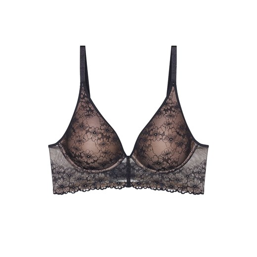 Triumph biustonosz usztywniany czarny Bright Spotlight 10216463, Kolor czarny, Rozmiar 80B, Triumph ze sklepu Intymna w kategorii Biustonosze - zdjęcie 170581981