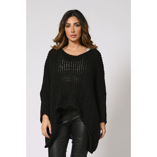 Plus Size Company Sweter &quot;Inga&quot; w kolorze czarnym ze sklepu Limango Polska w kategorii Swetry damskie - zdjęcie 170582190