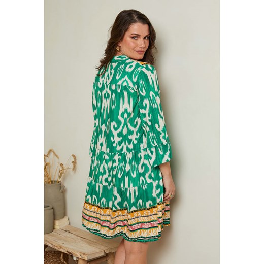 Curvy Lady Sukienka w kolorze zielonym Curvy Lady 44/46 wyprzedaż Limango Polska