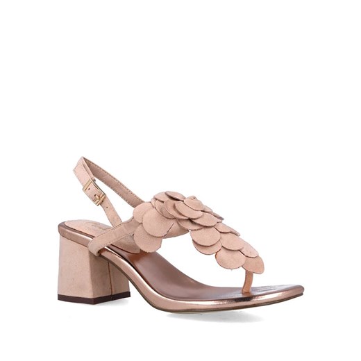 Sandały damskie Menbur eleganckie z tkaniny z klamrą 