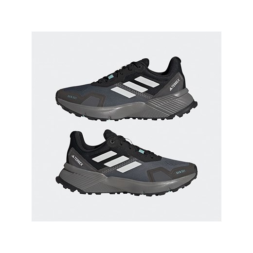 adidas Buty &quot;Terrex Soulstride&quot; w kolorze czarno-antracytowym do biegania ze sklepu Limango Polska w kategorii Buty sportowe damskie - zdjęcie 170587014