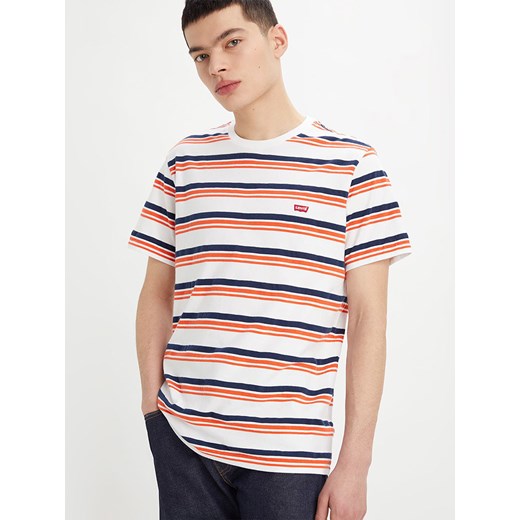 Levi´s Koszulka w kolorze biało-niebiesko-pomarańczowym ze sklepu Limango Polska w kategorii T-shirty męskie - zdjęcie 170587233