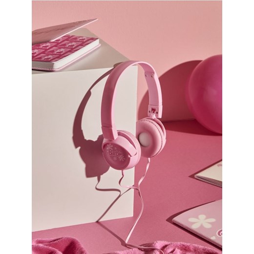 Sinsay - Słuchawki Barbie - różowy Sinsay Jeden rozmiar Sinsay