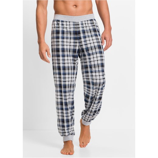 Spodnie do spania z dżerseju ze sklepu bonprix w kategorii Piżamy męskie - zdjęcie 170589354