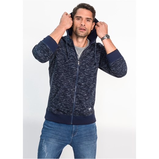 Bluza rozpinana z kapturem ze sklepu bonprix w kategorii Bluzy męskie - zdjęcie 170589700