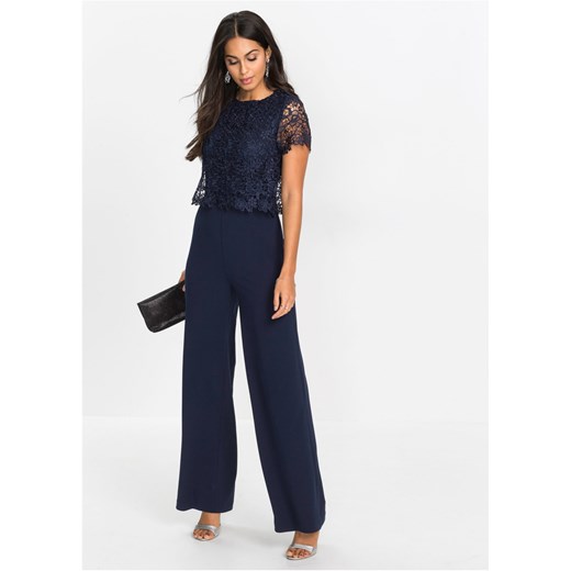 Kombinezon z koronką 36 bonprix