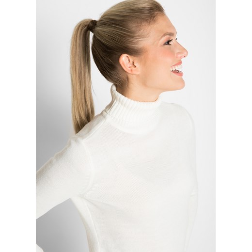 Sweter basic z golfem 44/46 bonprix