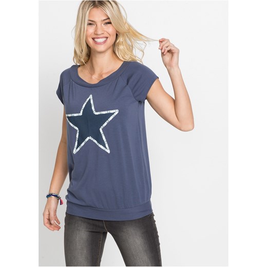 Shirt z gwiazdą ze sklepu bonprix w kategorii Bluzki damskie - zdjęcie 170591064