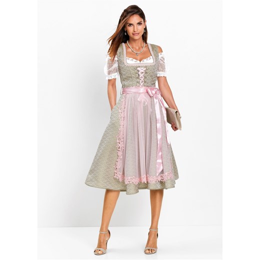 Sukienka ludowa z perełkami ze sklepu bonprix w kategorii Sukienki - zdjęcie 170591602