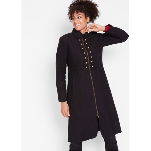 Płaszcz w wojskowym stylu ze sklepu bonprix w kategorii Płaszcze damskie - zdjęcie 170591964
