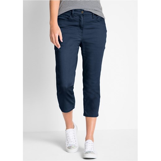 Dżinsy Straight, mid waist, z wygodnym paskiem ze sklepu bonprix w kategorii Jeansy damskie - zdjęcie 170593012