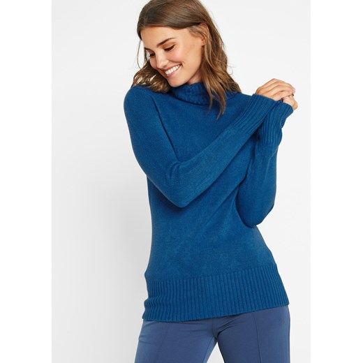 Sweter basic z golfem ze sklepu bonprix w kategorii Swetry damskie - zdjęcie 170593922