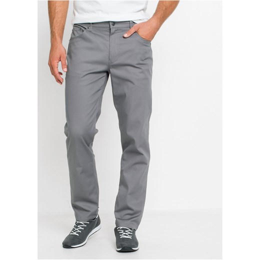 Spodnie ocieplane ze stretchem Regular Fit Straight ze sklepu bonprix w kategorii Spodnie męskie - zdjęcie 170594382
