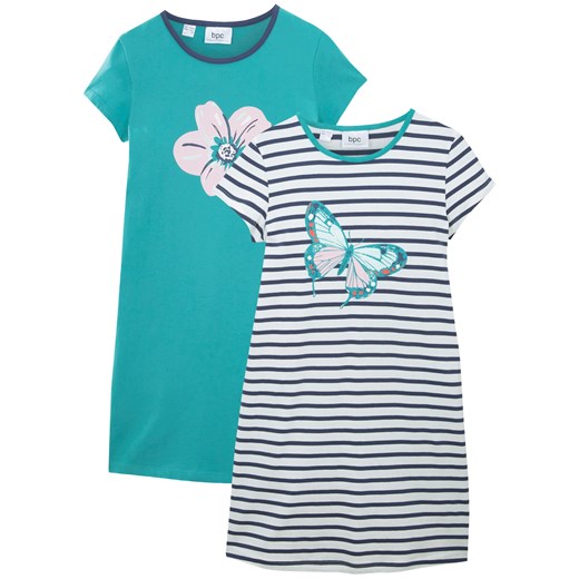 Koszula nocna dziewczęca (2 części) ze sklepu bonprix w kategorii Piżamy dziecięce - zdjęcie 170594964