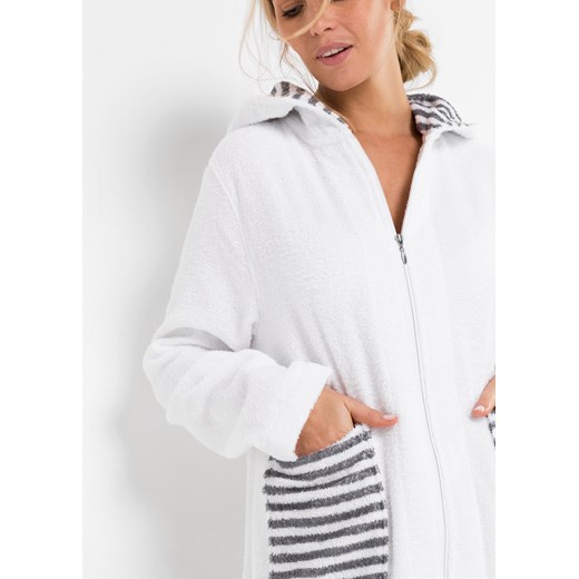 Szlafrok z frotte z bawełny organicznej 52/54 bonprix